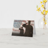 CARTE LA DERNIÈRE SALUT VINTAGE (Fleur jaune)