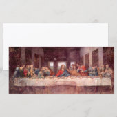 Carte La Dernière soupe de Léonard de Vinci (Devant / Derrière)