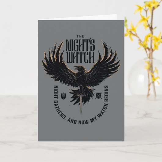 Carte La devise vedette de la nuit (Fleur jaune)