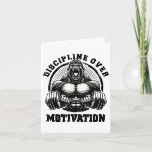 Carte La Discipline Plutôt que la Motivation Citations d