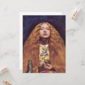 Carte La domestique d'élite (par John Everett Millais) (Devant/Arrière en situation)