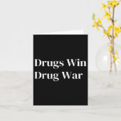 Carte La drogue contre la guerre (Fleur jaune)