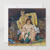 Carte La famille | Egon Schiele | (Devant)