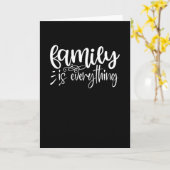 Carte La famille est tout (Fleur jaune)