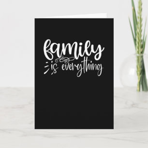 Carte La famille est tout