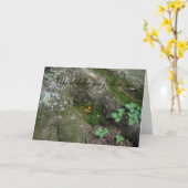 Carte "La Fée était à la maison" (Fleur jaune)