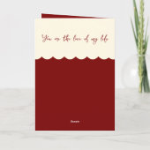 Carte La femme 40e anniversaire owls maroon rose (Dos)