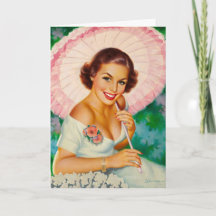 La femme avec un parapluie rose, Anniversaire