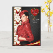 Carte La femme de juillet (Fleur jaune)