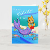 Carte La femme de ménage de la Saint-Valentin Mercat au (Fleur jaune)