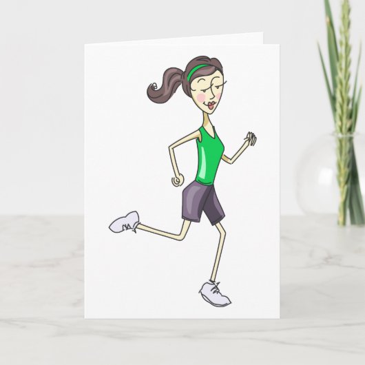Carte La Femme Jogging (Devant)