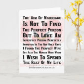 Carte La femme parfaite (Fleur jaune)