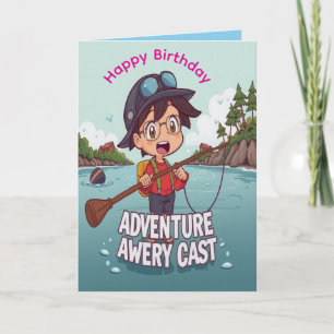 Carte La fête d'anniversaire de l'aventure d'Avery