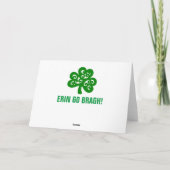 CARTE LA FÊTE DE LA SAINT-PATRICK (Dos)