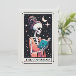 Carte La Fête des Mères Squelette Le Conseiller Tarot