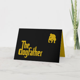 Carte La Fête des Pères Dogfather Ramassage de Crottes