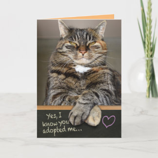 Carte La Fête des pères Drôle Du Chat - Je Vous Ai La Pr