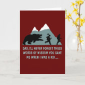 Carte La fête des pères houleuse (Fleur jaune)