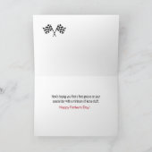 Carte La fête des pères pour le frère, courses (Intérieur)