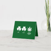 Carte La fête drôle de Saint-Patrick pour les gars (Devant)