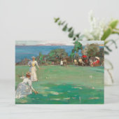 Carte La Fête du Croquet | Sir John Lavery (Debout devant)