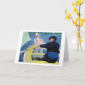 Carte La fête nautique, Mary Cassatt (Fleur jaune)