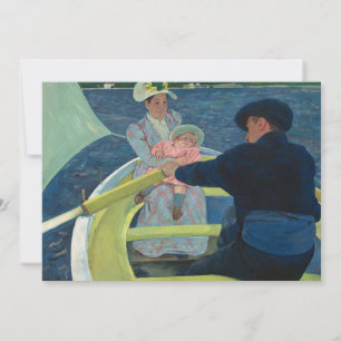 Carte La fête nautique Mary Cassatt