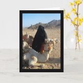 Carte La Fille du désert (Fleur jaune)