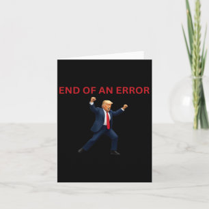 Carte La Fin D'Une Erreur Trump