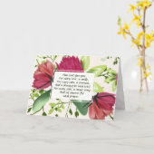 Carte La florale du trèfle vert rose rouge d'Irlande (Fleur jaune)