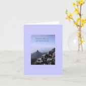 Carte La foi en graines de moutarde Blank Grey (Fleur jaune)