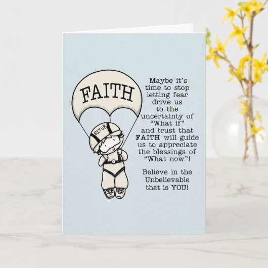 Carte La foi guidera (Fleur jaune)