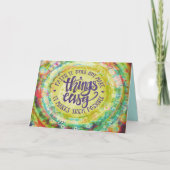 Carte "La Foi Rend Les Choses Possible" Inspiritisme (Devant)