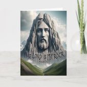 Carte La force de mon salut Le Seigneur est mon rocher (Devant)
