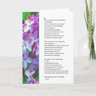 Carte La force de notre amitié...