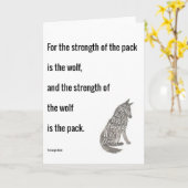 Carte La force du livre de la Jungle (Fleur jaune)