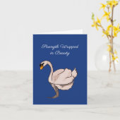 Carte La force enveloppée de beauté (Fleur jaune)