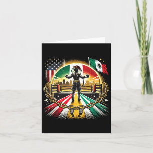 Carte La Force Et La Gloire Du Champion Mexicain De Boxe