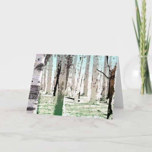 Carte La forêt de Birch (Devant)