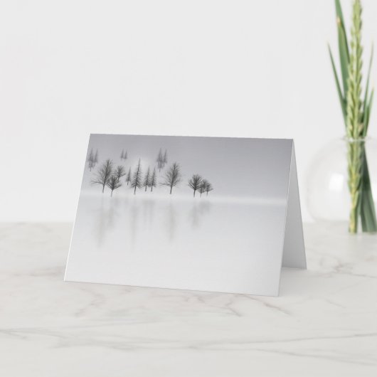 Carte La forêt d'hiver (Devant)