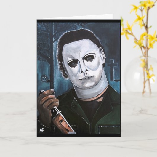 Carte La forme Peinture de Alfred Fox (Fleur jaune)