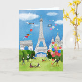 Carte La France colorée (Fleur jaune)