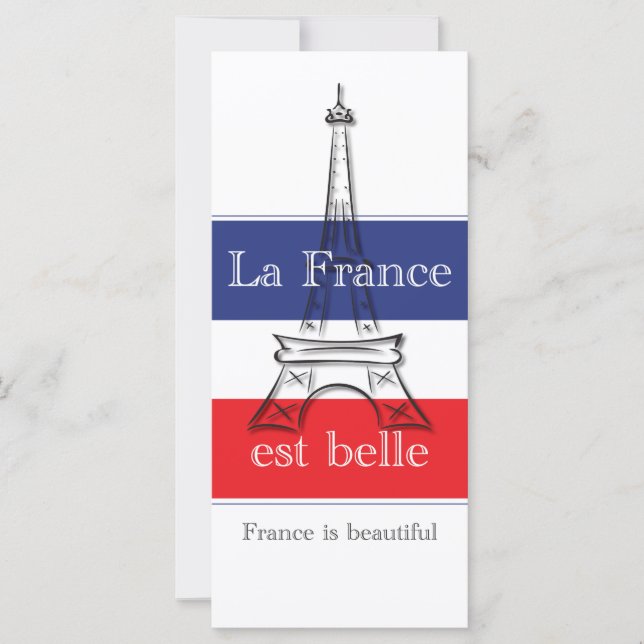 Carte La France est belle (Devant)