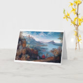 Carte La fuite en Egypte, Pieter Bruegel (Fleur jaune)