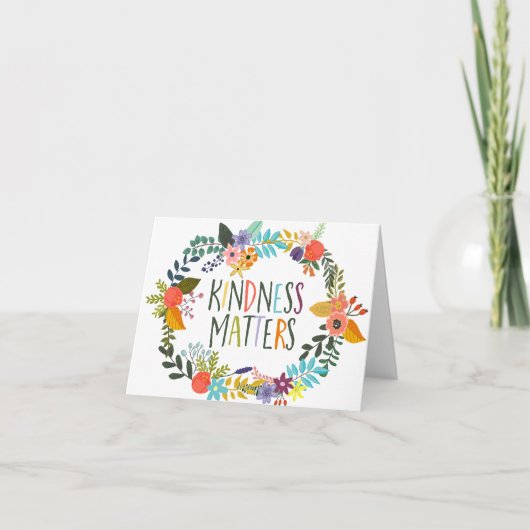 Carte La gentillesse compte (Devant)