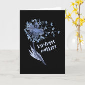 Carte La gentillesse compte (Fleur jaune)