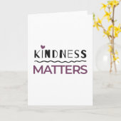 Carte La gentillesse compte (Fleur jaune)