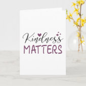 Carte La gentillesse compte (Fleur jaune)