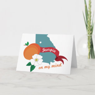 Carte La Géorgie dans mon esprit