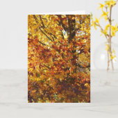 Carte La gloire d'automne de Dieu (Fleur jaune)